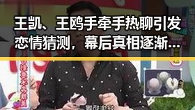 王凯、王鸥手牵手热聊引发恋情猜测,幕后真相逐渐浮出水面